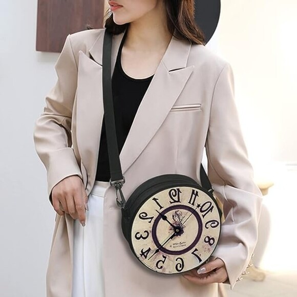 Nwt Alice In The Wonderland Clock Crossbody Bag - Picture 3 of 4